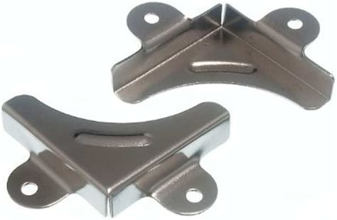 decorative metal corner mirror brackets|heavy duty mirror corner brackets.